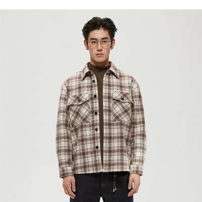 GXG冬季极简格子商场同款