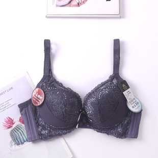 包邮 经典台湾制慕斯尔石墨烯纱无钢圈上薄下厚调整型文胸罩内衣