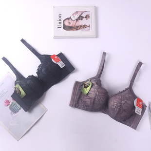 包邮新货台湾制蒂伊美软钢圈B厚C薄性感蕾丝三扣调整型文胸罩内衣