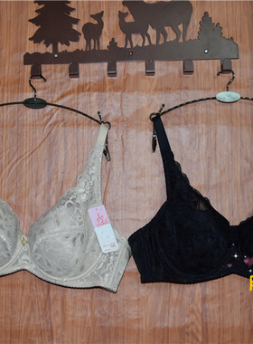两件包邮 芯蕾BC杯薄棉全罩杯两排扣超舒适肉色黑色文胸罩 女内衣
