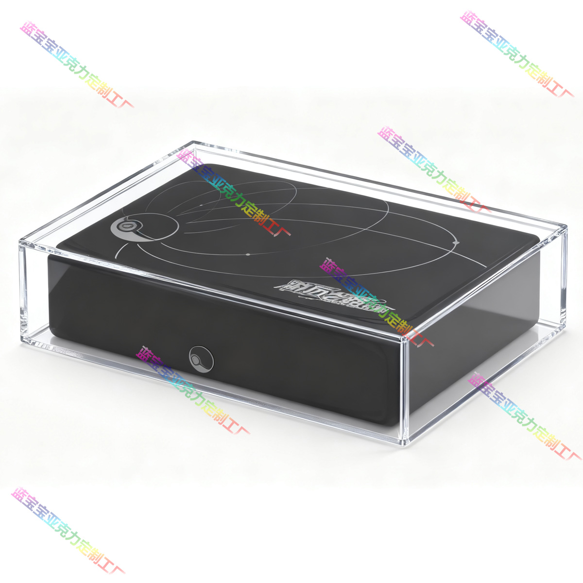 宝可梦 简中 游历之路礼盒三周年 透明亚克力磁吸保护盒展示盒