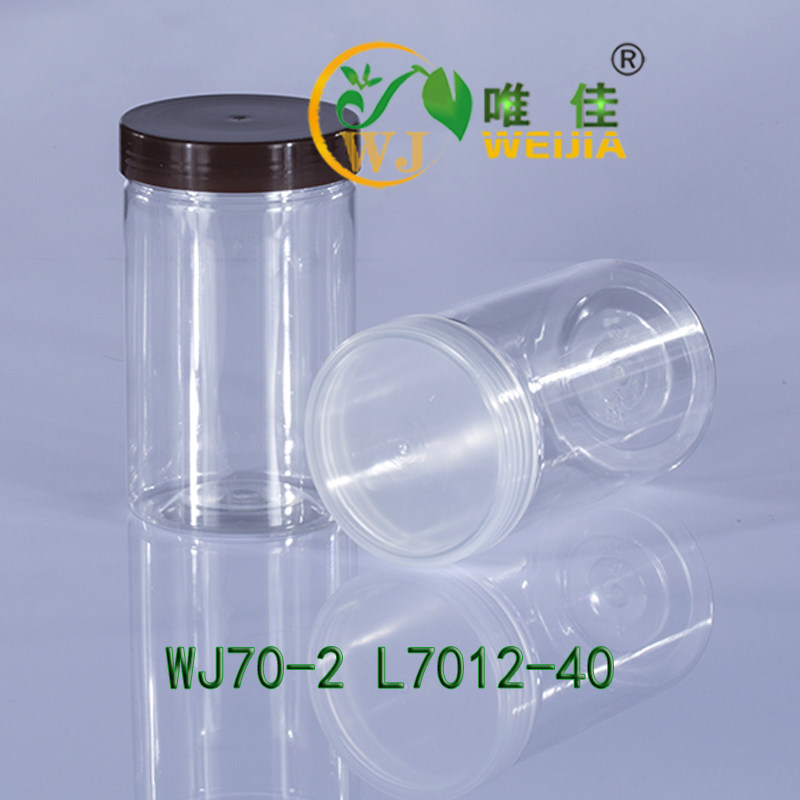 WJ70-2 L7012-40塑料罐 PET螺纹罐包装瓶蜂蜜瓶药材瓶果酱瓶440ml