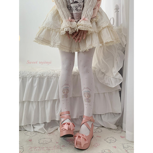人偶娃娃Lolita袜子女秋冬美肤袜