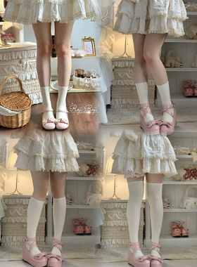 rojiroji日常百搭女夏jk瘦腿中筒制服袜洛丽塔过膝袜大腿棉袜甜美