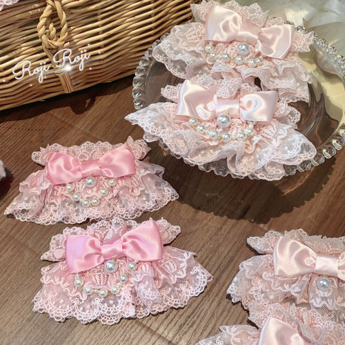 roji原创手作lolita珍珠蛋糕手袖