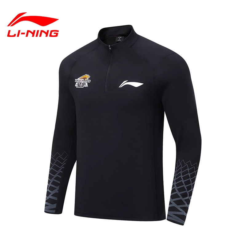 李宁春秋季新款男子专业篮球系列辽宁队宽松舒适透气长袖T恤男