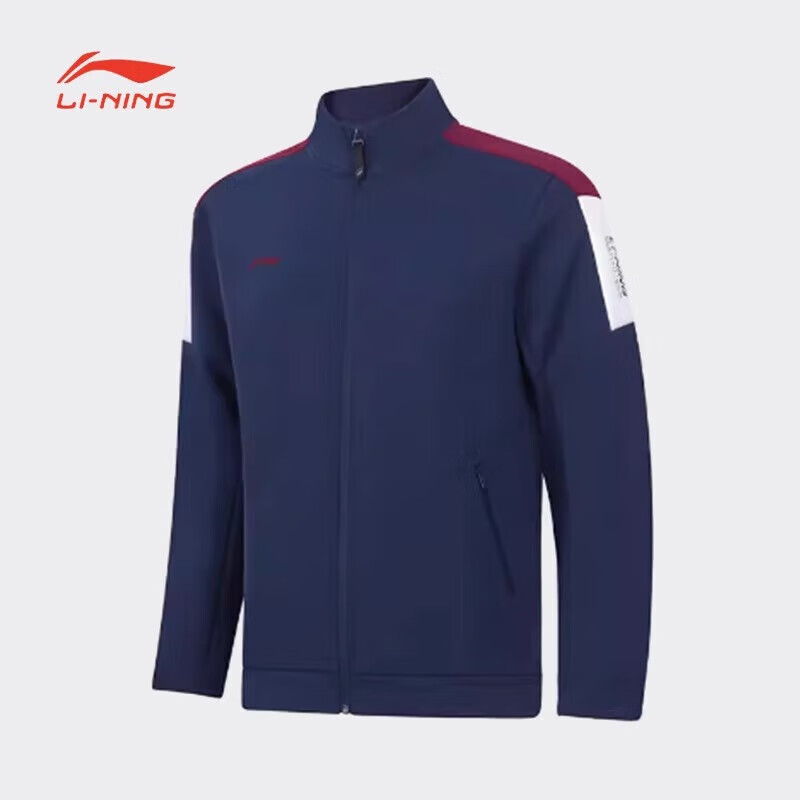 开衫外套春秋季运动服李宁男士