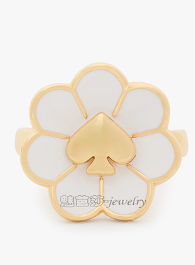 ks2024新款花卉雏菊珐琅花朵戒指指环女Day Tripper Ring