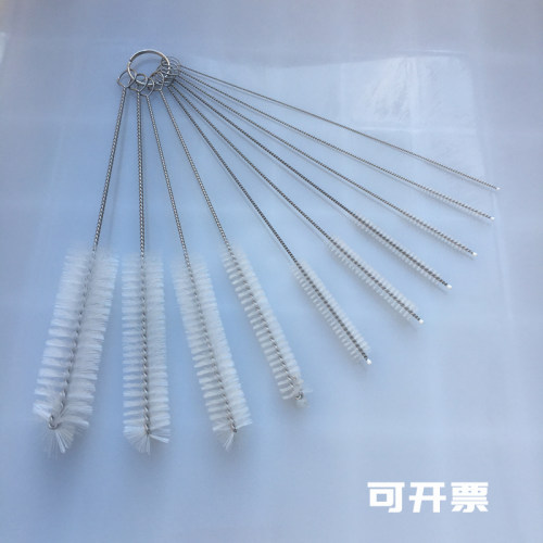 适用肯德基可乐机小孔尼龙清洁毛刷华莱士10支套装阀嘴刷茶桶刷