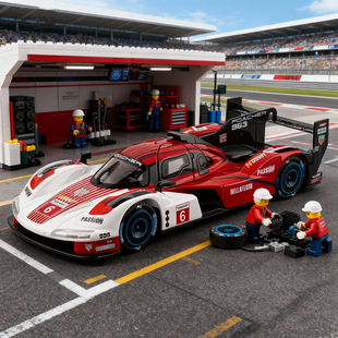 嘉业1:24保时捷963混合动力赛车双开门声光避震转向合金车模型