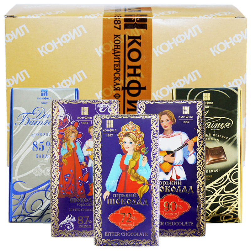 ConocoPhillips 1 boxes of chocolates 100g/ block *25 Russia Original Imported snacks Snack foodsin the Snacks/Nuts/Specialty , Chocolate , Dark chocolate  category - from Buy2taobao.com to provide professional Taobao agent buy service