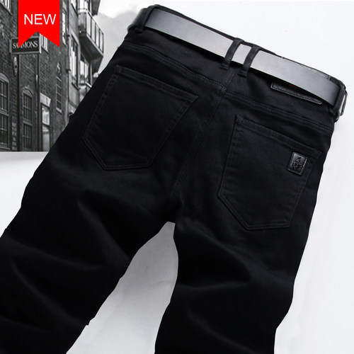 春季纯黑色不褪色2026新款长裤