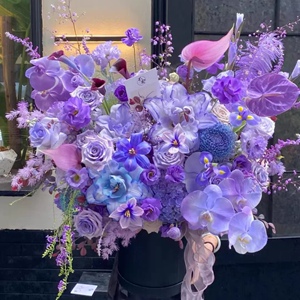 西安同城花店高级鲜花抱抱桶生日情人节520七夕母亲节父亲节礼物