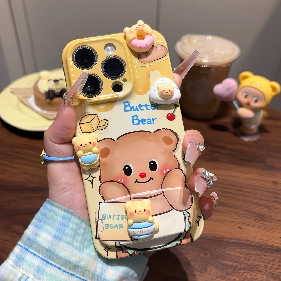 黄油小熊公仔菲林壳适用于全型号