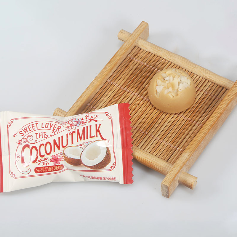 京特生椰奶脆特浓椰子糖糖果奶糖水果喜糖伴手礼分享休闲网红零食