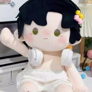 原创正版恋与深空黎深沈星回祁煜40cm坐姿棉花娃娃换装毛绒玩偶