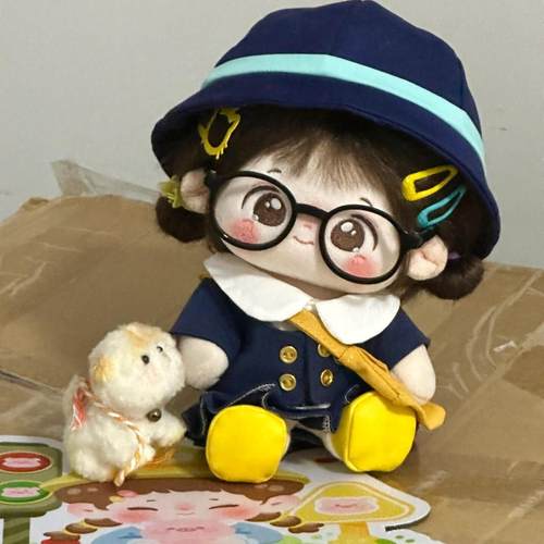 20cm小括号裸娃棉花娃娃衣服娃衣