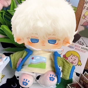 星澈棉花娃娃男娃20cm有骨裸娃换装娃衣公仔毛绒玩具玩偶生日礼物