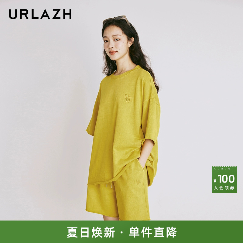 urlazh/有兰复古休闲T恤
