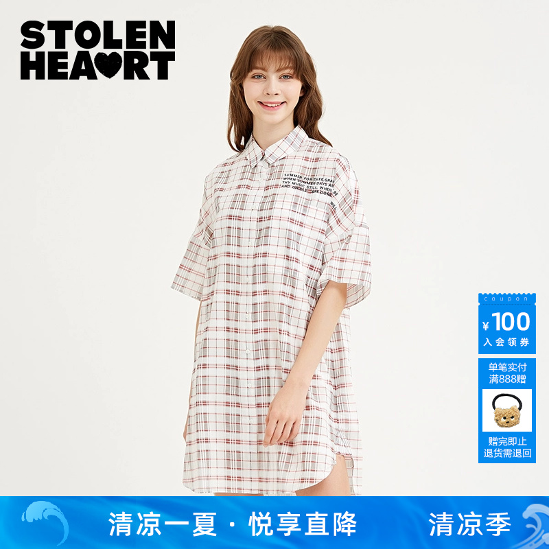 STOLENHEART衬衫连衣裙