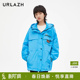 风衣外套女 百搭宽松连帽长袖 URLAZH有兰新款 简约轻盈舒适休闲时尚