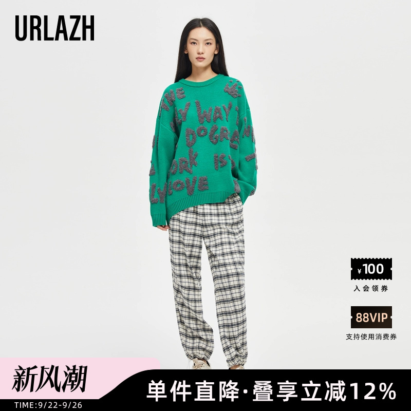 URLAZH/有兰港风运动裤休闲裤