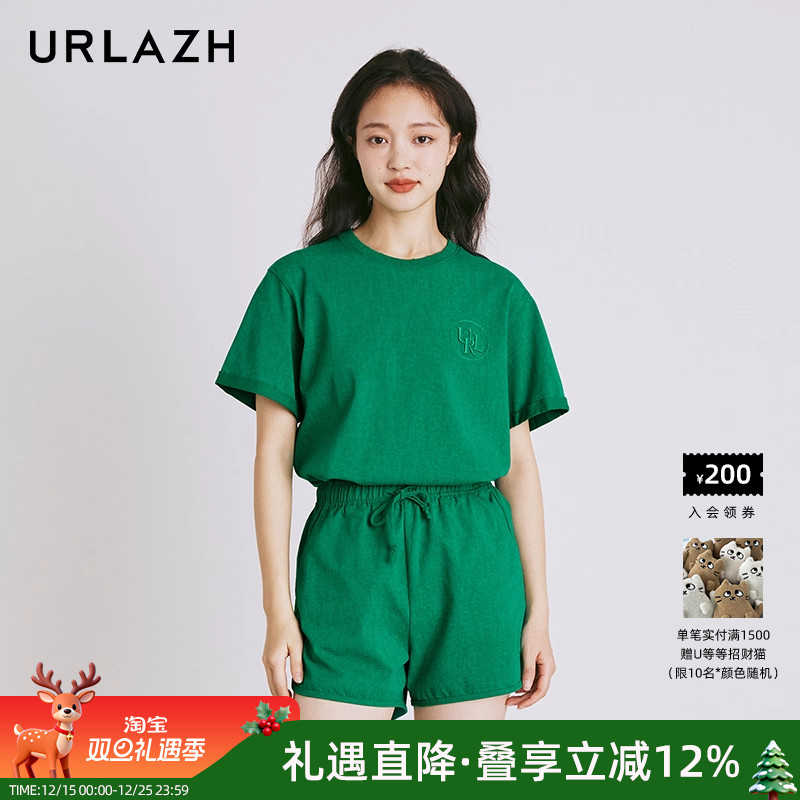 urlazh/有兰休闲宽松短袖T恤