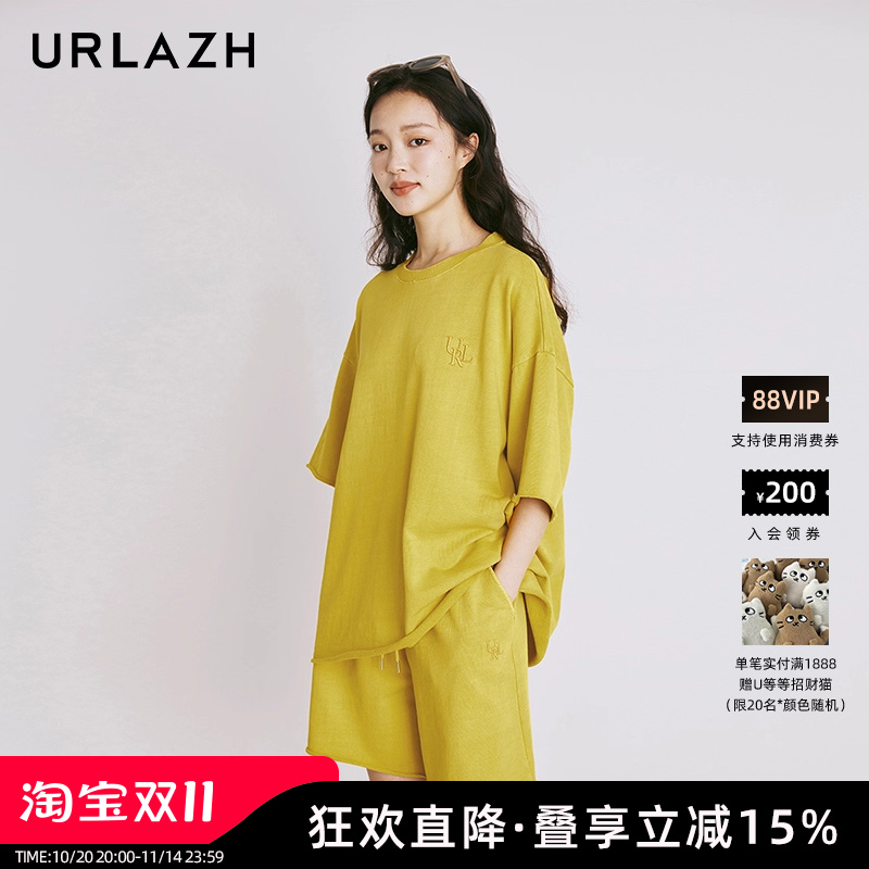 urlazh/有兰复古休闲T恤