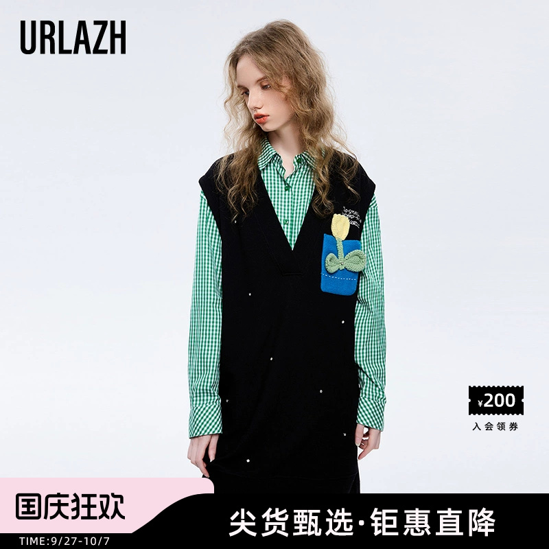 urlazh/有兰复古气质连衣裙