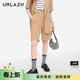 女 五分短裤 URLAZH有兰新款 简约气质休闲宽松直筒复古西装