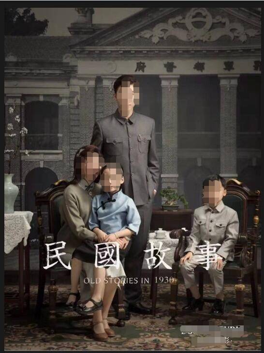 影楼摄影无缝布影楼主题幕布白画布影楼PP纸民国故事中国风FU-352