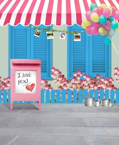 热销上海展会影楼主题背景布摄影儿童防水PP纸无缝写真布cm-4902