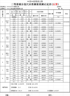 二等水准基辅分化线数据反推