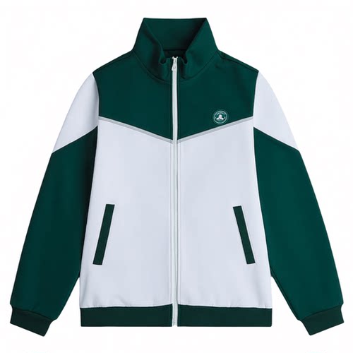 杭州市第二中学夏季短袖POLO绿边长袖外套棒球服