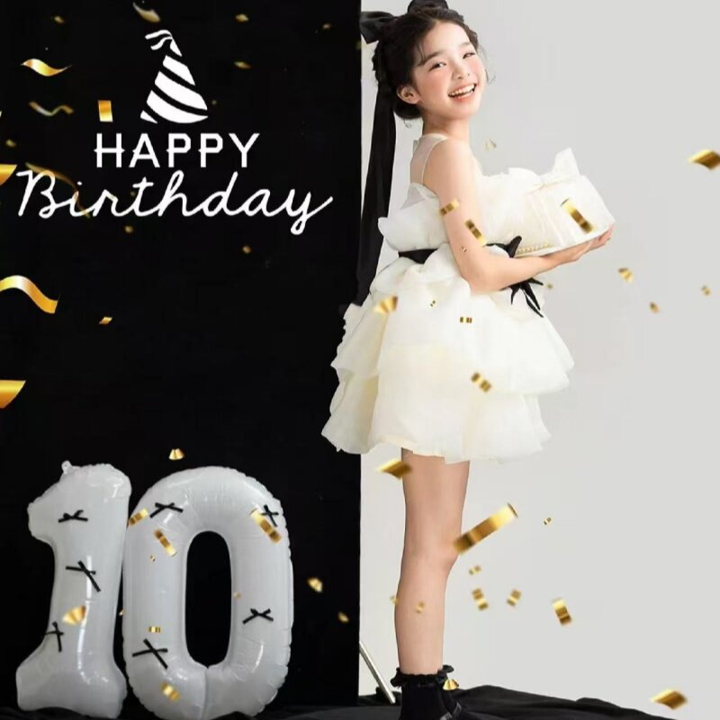 儿童摄影服装10岁生日主题服装