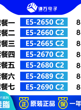 Intel至强E5-2650 2660 2665 2670 2680 2689 2690 CPU C2 V2现货