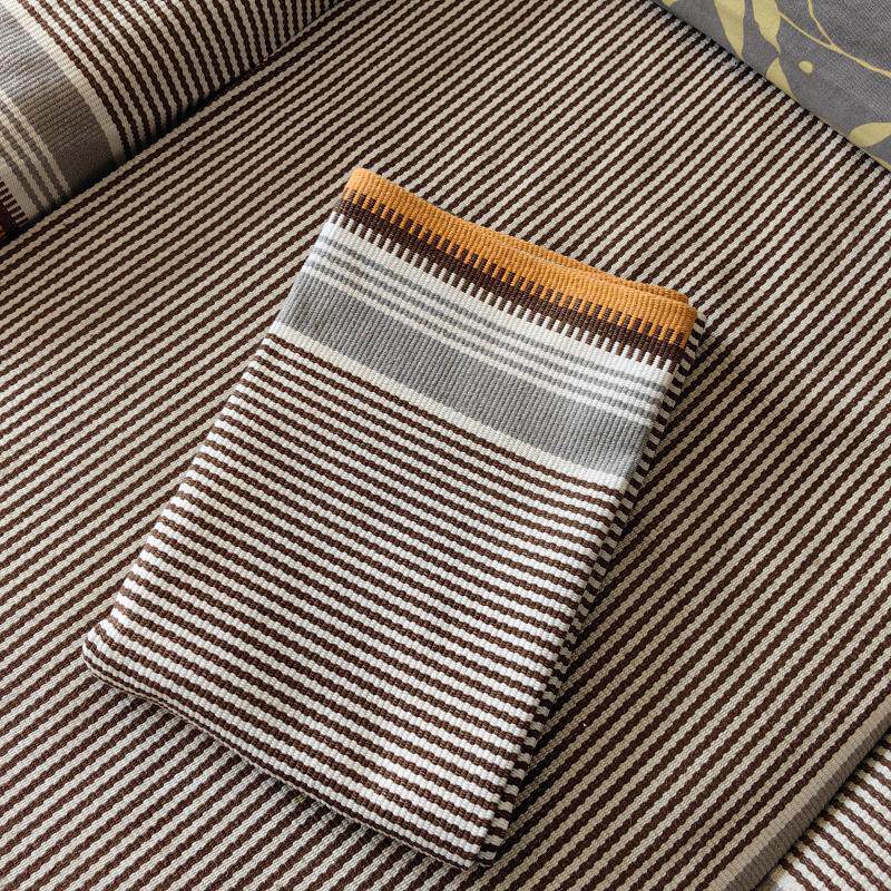 新款加厚棉麻沙发垫老粗布四季通用防滑亚麻超厚坐垫子盖巾布艺