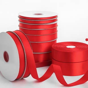 绸带扎花用的头发绳挂饰红布条车尾新车捆被子红色丝带结婚彩带