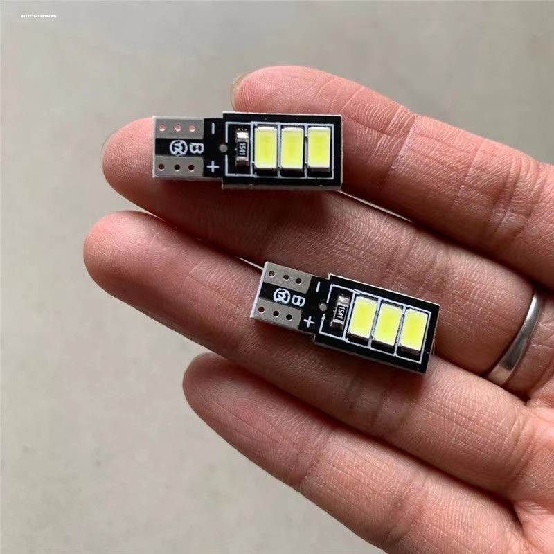 24v伏汽车led示宽灯T10插泡高亮双面cob货车2405行车转向刹车灯泡