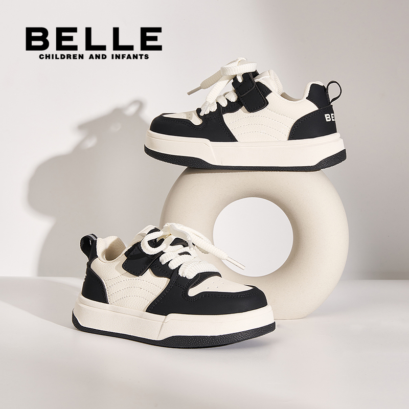 百丽童鞋2025春季新款男童板鞋