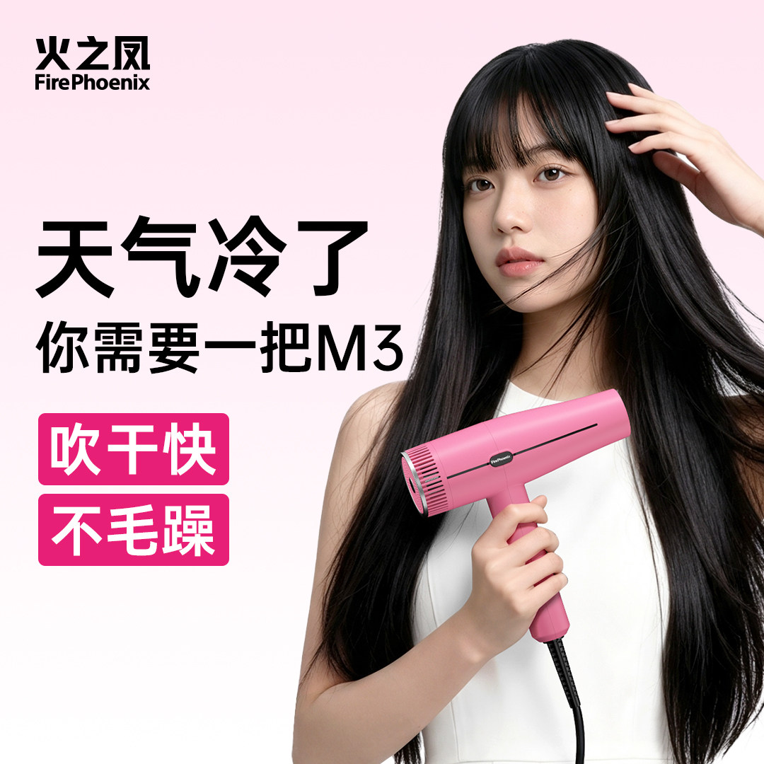 火之凤M3负离子大功率高速吹风机