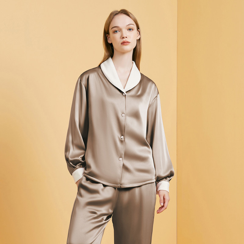 冬季保暖双层加绒加厚睡衣套装