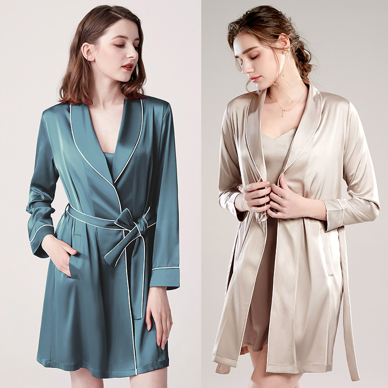 欧俏姿2025冰丝睡袍女薄款夏季日式和服睡衣长款春秋浴袍夏天晨,女士内衣/男士内衣/家居服,睡袍/浴袍,淘宝优惠券,粉丝福利购,淘宝优惠卷