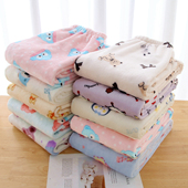 秋冬季 家居 宽松保暖长裤 法兰绒睡裤 女冬加厚加大珊瑚绒仙女暖暖裤