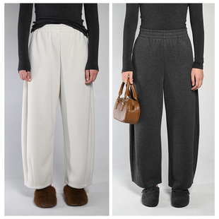 宽松百搭年度神裤 女冬季 阔腿裤 显瘦休闲裤