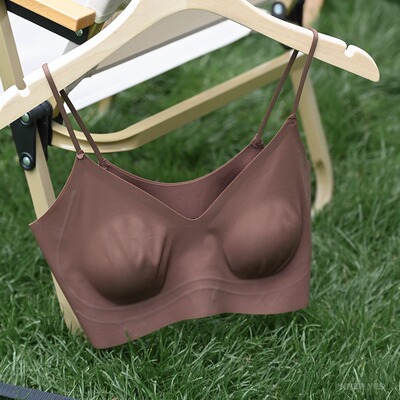 新色上新！粉底液细肩带内衣无痕夏季薄款文胸 2026