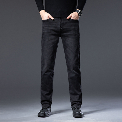 高弹力修身直筒裤三色可选潮男装