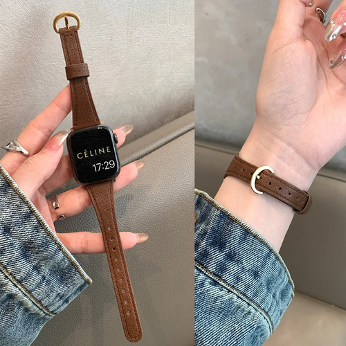 真皮柔软小蛮腰女Applewatch表带
