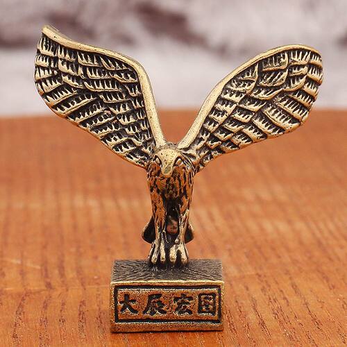 摆件雕塑办公大展宏图老鹰复古