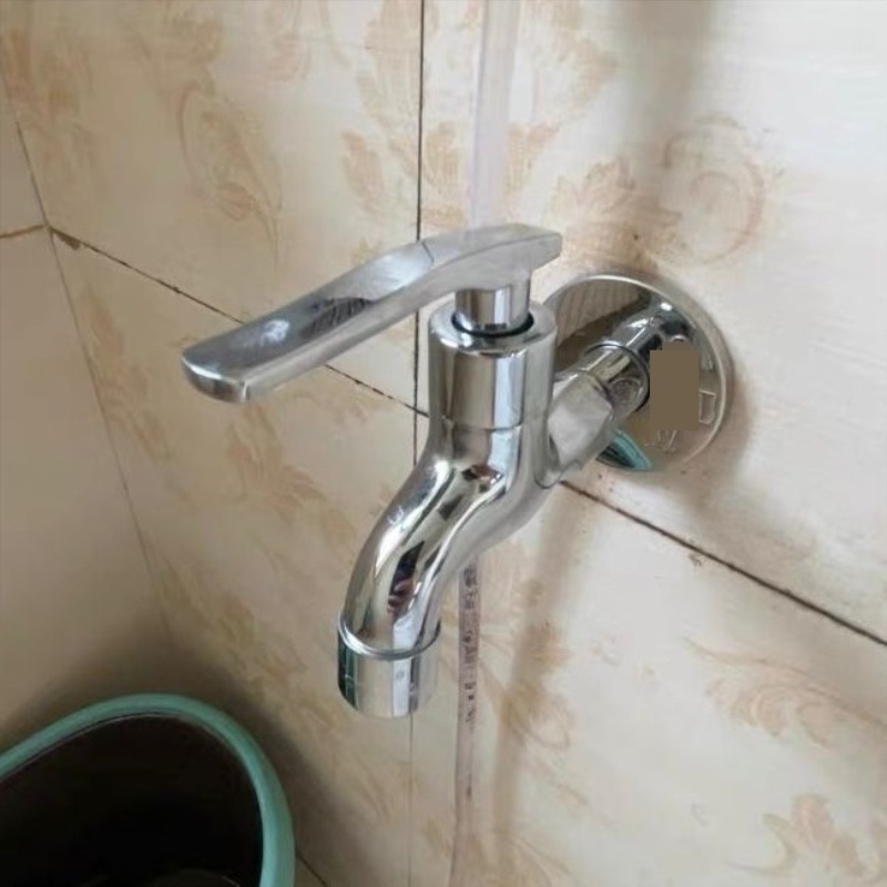 加长加厚水嘴4分接头家用水龙头螺纹专用普通拖把池洗衣机快开